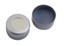 capsules-aluminium-laqué-incolore-11-mm-à-sertir-avec-ouverture-centrale-55mm-et-joint-butyl-crèmeptfe-gris-par-1000