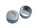 capsule-almuminium-à-sertir-de-11-mm-laqué-argent-avec-ouverture-centrale-de-55-mm-silicone-blancfeuille-daluminium