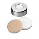 capsule-20mm-ultraclean-en-aluminium-clair-avec-ouverture-centrale-8-mm-et-joint-silicone-blancptfe-beige-par-1000