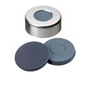 capsule-magnétique-20mm-à-sertir-argentée-avec-joint-détanchéité-ouverture-centrale-8mm-et-septum-en-butyleptfe-gris-par-1000