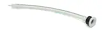 Spray chamber drain tube assembly